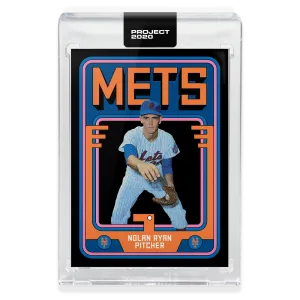 Topps PROJECT 2020 Card 126 - 1969 Nolan Ryan by Grotesk - Print Run: 4859