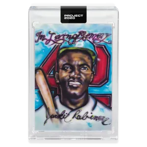 Topps PROJECT 2020 Card 224 - 1952 Jackie Robinson by Don C - Print Run: 4931