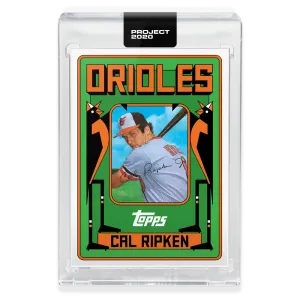 Topps PROJECT 2020 Card 241 - 1982 Cal Ripken Jr. by Grotesk - Print run: 2448