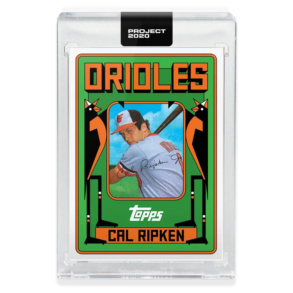 Topps PROJECT 2020 Card 241 - 1982 Cal Ripken Jr. by Grotesk - Print run: 2448