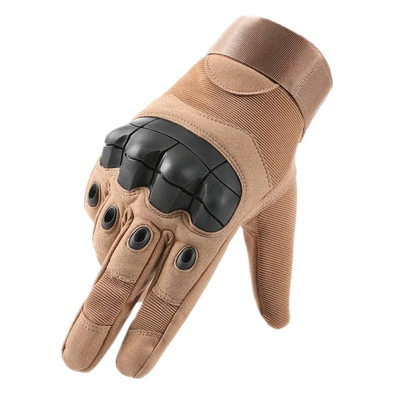Touch Screen Military Tactical Gloves - Men's Paintball Airsoft Shooting Combat Sports Bicycle Full Finger Gloves with Hard Knuckle