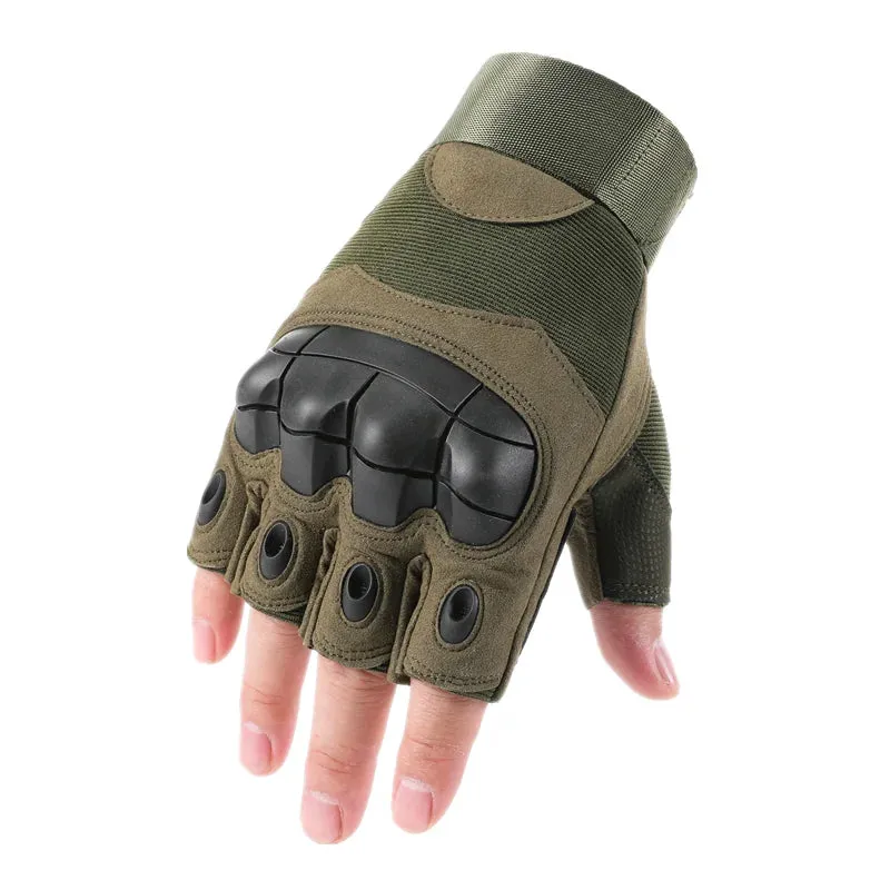 Touch Screen Military Tactical Gloves - Men's Paintball Airsoft Shooting Combat Sports Bicycle Full Finger Gloves with Hard Knuckle