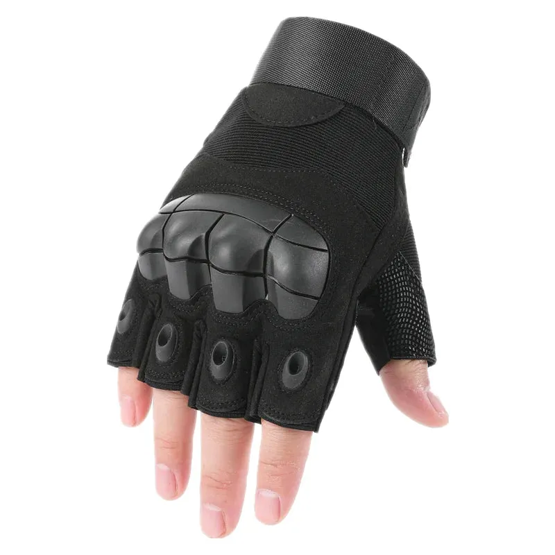 Touch Screen Military Tactical Gloves - Men's Paintball Airsoft Shooting Combat Sports Bicycle Full Finger Gloves with Hard Knuckle