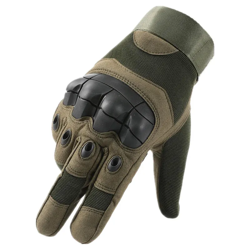 Touch Screen Military Tactical Gloves - Men's Paintball Airsoft Shooting Combat Sports Bicycle Full Finger Gloves with Hard Knuckle