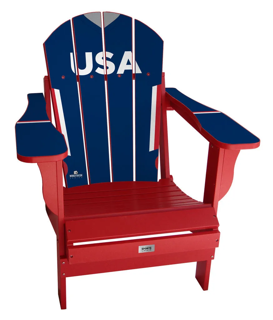 USA Complete Custom with personalized name World Soccer Chair