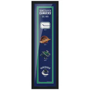 Vancouver Canucks 6" x 22" Tradition Framed Sign