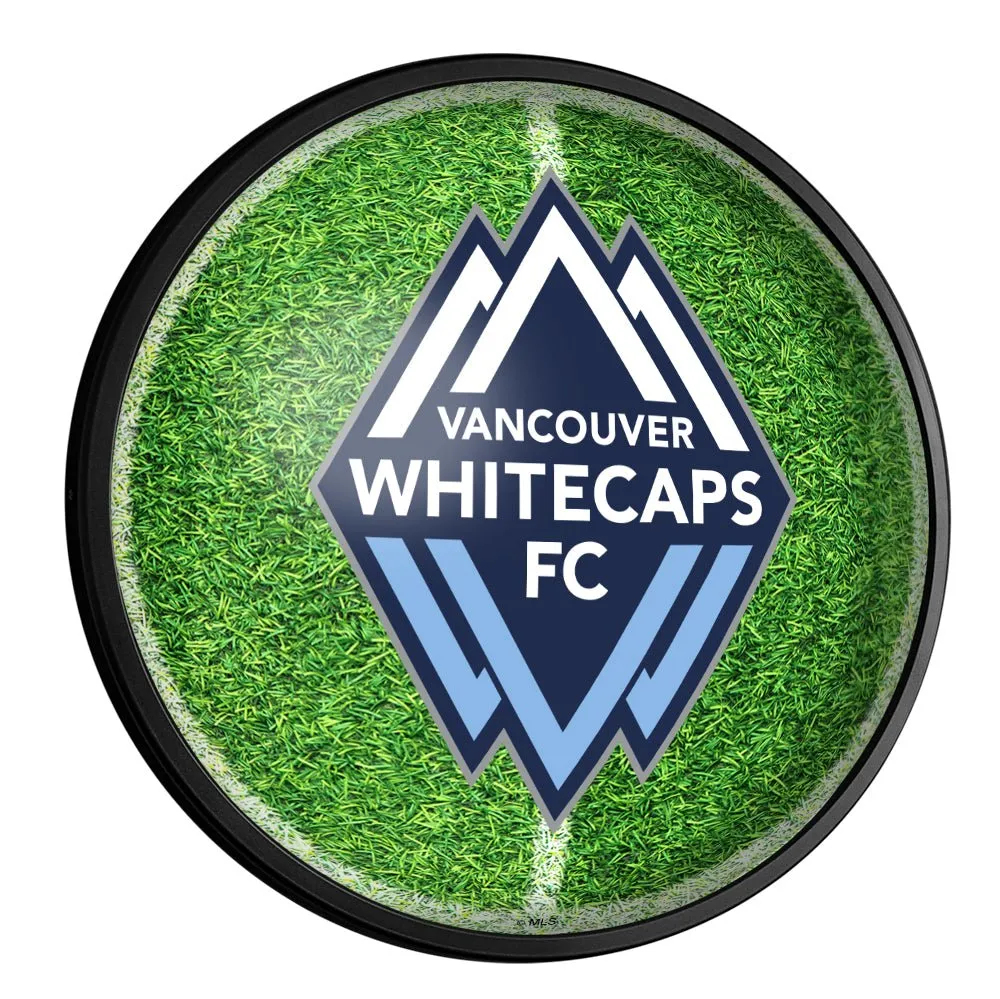 Vancouver Whitecaps FC: Pitch - Round Slimline Lighted Wall Sign