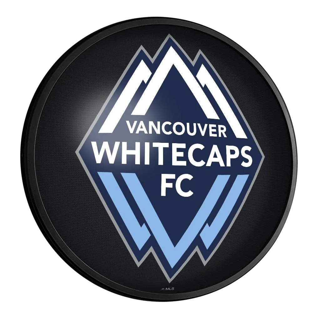 Vancouver Whitecaps FC: Round Slimline Lighted Wall Sign