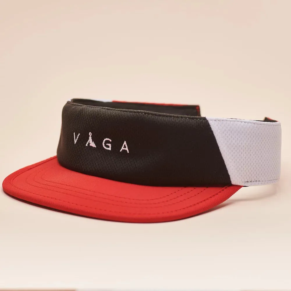 Vista Visor  Red / Black / White