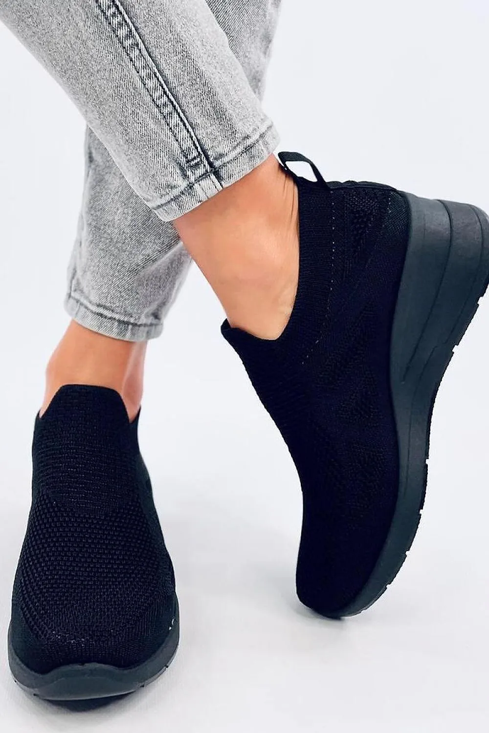 Wedge heel sneakers