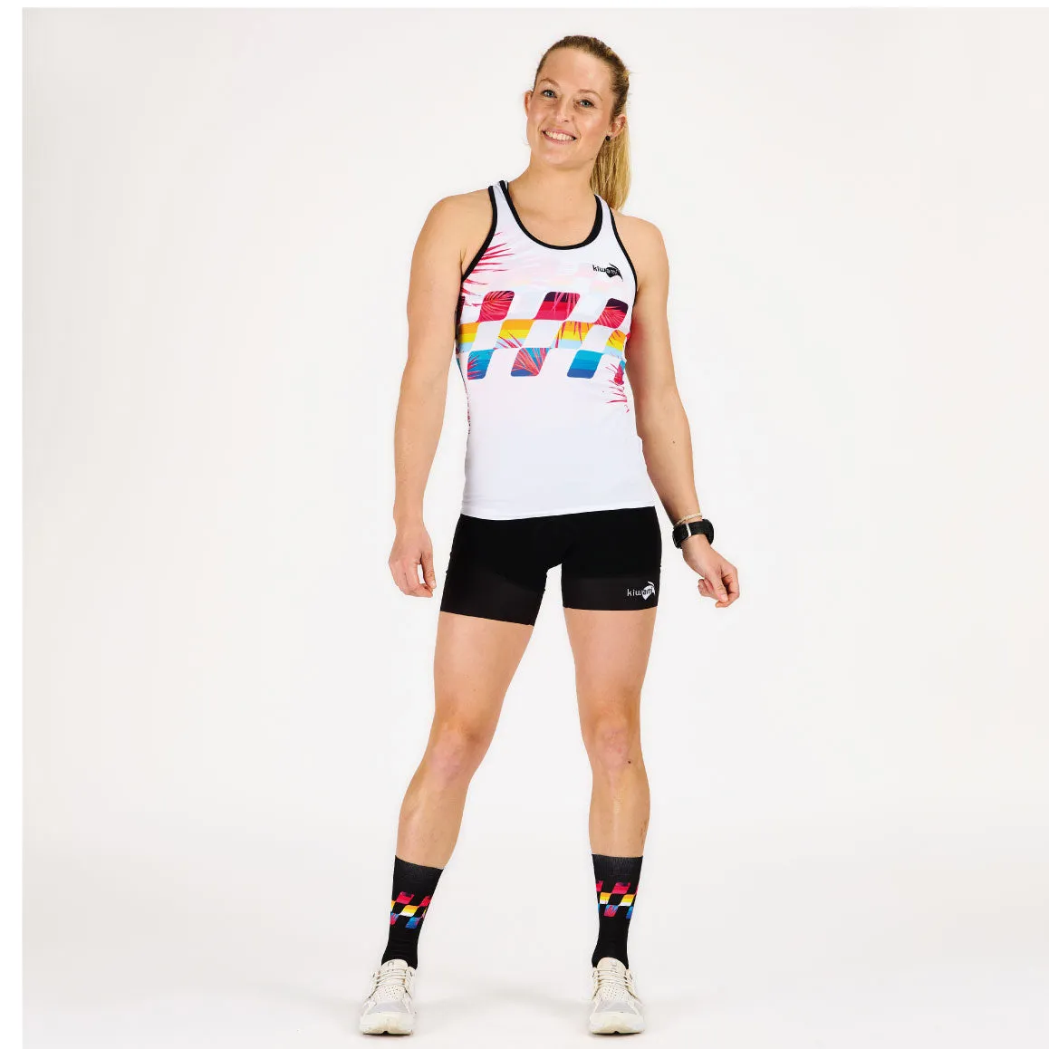 WOMEN'S RUNNING TANK FINISHER WHITE